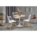 Стол обеденный HALMAR STING натуральный/белый 80/73